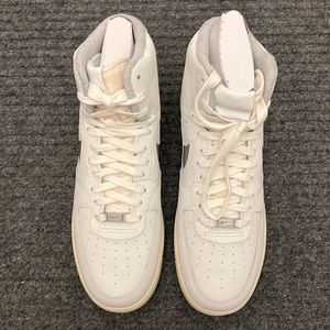 Nike Air Force 1 Sculpt Size W 12 Summit White/Silver - new with damaged box